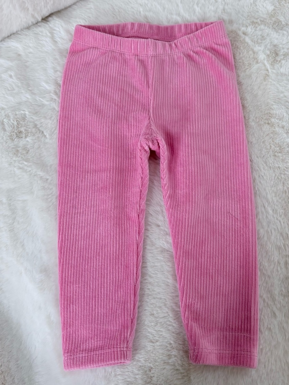 Janie and Jack Hot Pink Corduroy Baby Pants 12-18 mos